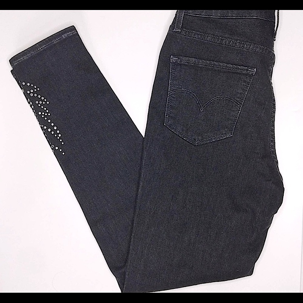 Levi’s 721 High-Rise Skinny Ankle Studs slim 8 /29 - Picture 9 of 14